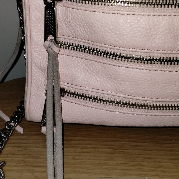 REBECCA MINKOFF CROSSBODY COLOR PINK WITH FRINGES - Picture 3 of 7
